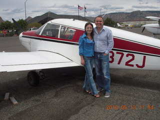 Alamo Lake airstrip - N4372J and airplane