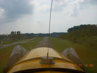 Neil's Piper Cub takeoff