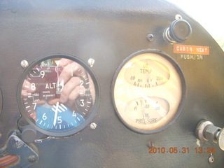 Neil's Piper Cub instrument panel