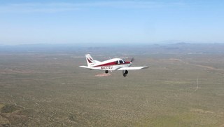 N4372J in-flight