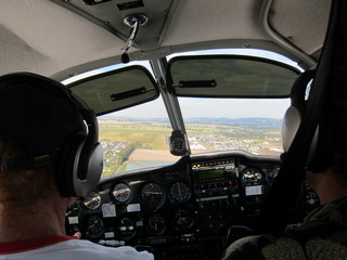 Adam and Bob flying N8377W
