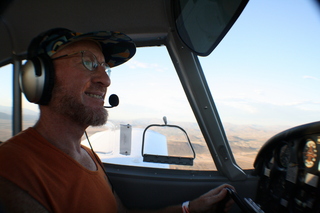 N8377W in Independence with Adam flying