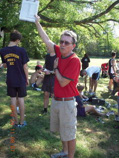 CHS XC 2005 race results (with autumn leaf)