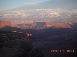 144 7dp. Moab trip - sunset at Canyonlands visitor center