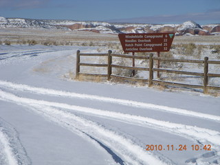 19 7dq. Moab trip - drive to Canyonlands Needles - road to overlook