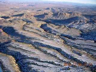 76 7dr. Moab trip - aerial - Eagle City airstrip
