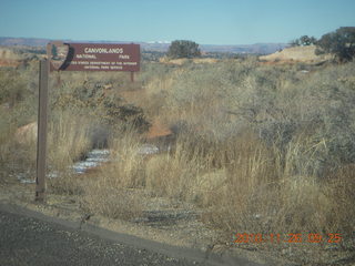60 7ds. Moab trip - drive to Needles - entrance sign