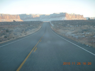 195 7ds. Moab trip - drive from Needles