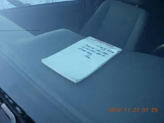 13 7dt. Moab trip - Canyonlands Lathrop hike - my note