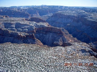 223 7dt. Moab trip - aerial - Utah - snow