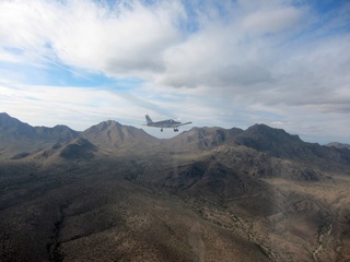 Sean picture - aerial - N8377W in flight