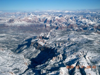 13 7ex. aerial - near Zion National Park