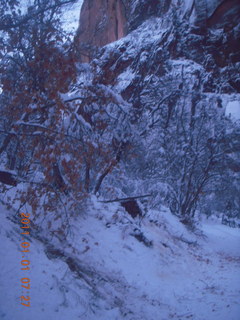 10 7f1. Zion National Park trip - Riverwalk pre-dawn hike