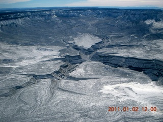 36 7f2. Zion National Park trip aerial - Grand Canyon - west