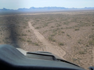 Antoine's pictures - aerial near Alamo Lake