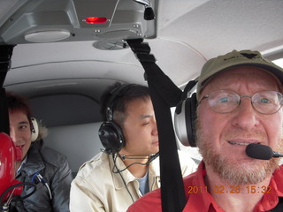 Adam and Antoine flying N8377W