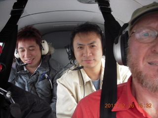 Sky Harbor fly-in - Norbert and Adam flying in N8377W