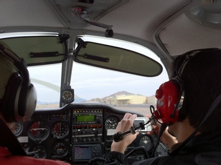 Sky Harbor fly-in Adam flying N8377W