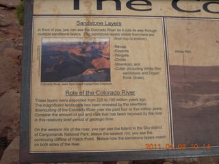 100 7j8. Needles Overlook sign
