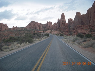 6 7j9. Arches National Park drive