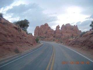 8 7j9. Arches National Park drive