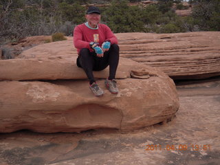 215 7j9. Dead Horse Point - Big Horn hike - Adam (tripod)