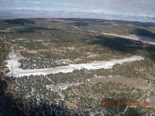 43 7ja. aerial - Cedar Mountain airstrip