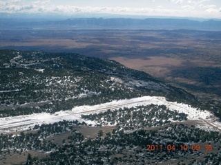 49 7ja. aerial - Cedar Mountain airstrip