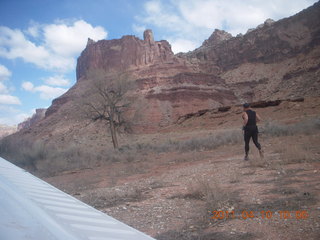 71 7ja. Mexican Mountain airstrip run - Adam (tripod)