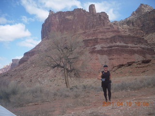 78 7ja. Mexican Mountain airstrip run - Adam (tripod)