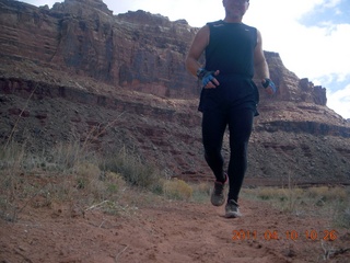 109 7ja. Mexican Mountain airstrip run - Adam (tripod)