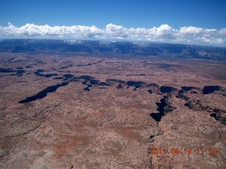 209 7ja. aerial - Bullfrog Basin to Kaiparowits Plateau - Lake Powell area