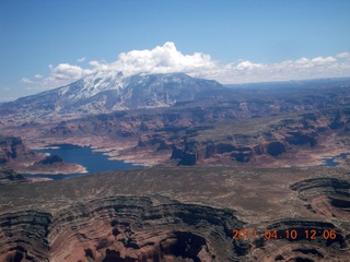 226 7ja. aerial - Kaiparowits Plateau to Page - Lake Powell
