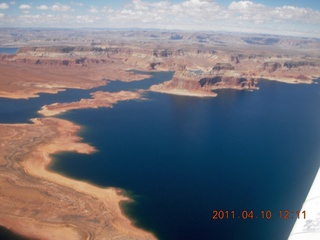 229 7ja. aerial - Kaiparowits Plateau to Page - Lake Powell