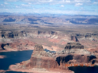 230 7ja. aerial - Kaiparowits Plateau to Page - Lake Powell