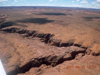 235 7ja. aerial - Page area - slot canyon