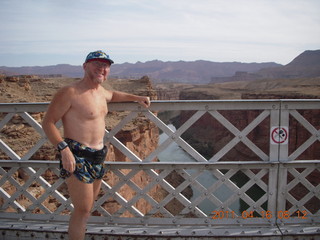 Arizona Ironman spectators on Mill Street bridge