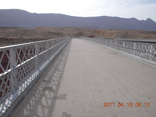 Arizona Ironman spectators on Mill Street bridge
