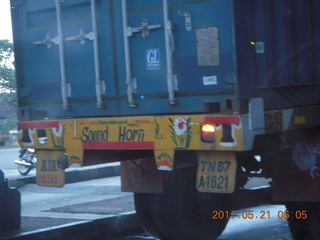 20 7km. India - driving to Puducherry (Pondicherry)