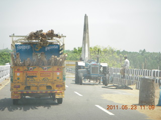 87 7kp. India - Puducherry (Pondicherry) to Mamallapuram