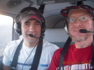 Adam and Deep flying N8377W