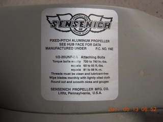 N8377W data plate