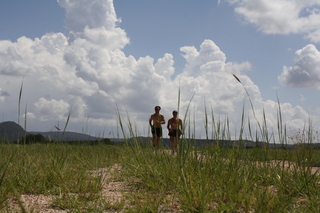 Sean's pictures - Pleasant Valley (Young International) - Sean and Adam running