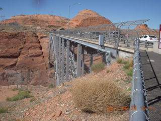new bridge under construction at Tempe Town Lake