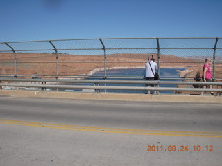 new bridge under construction at Tempe Town Lake
