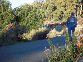 49 7q8. Big Bear (L35) run - Adam running - back (tripod)