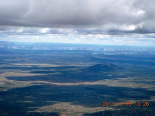 116 7q8. aerial - northern Arizona - cloud shadows