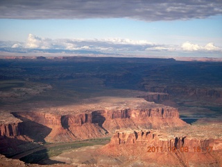 196 7q8. aerial - Utah - Mineral Canyon (Mineral Bottom) area