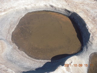 111 7q9. Dead Horse Point hike - pothole