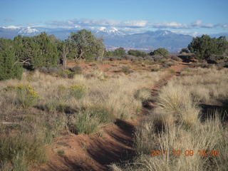 159 7q9. Dead Horse Point hike - LaSal Mountains